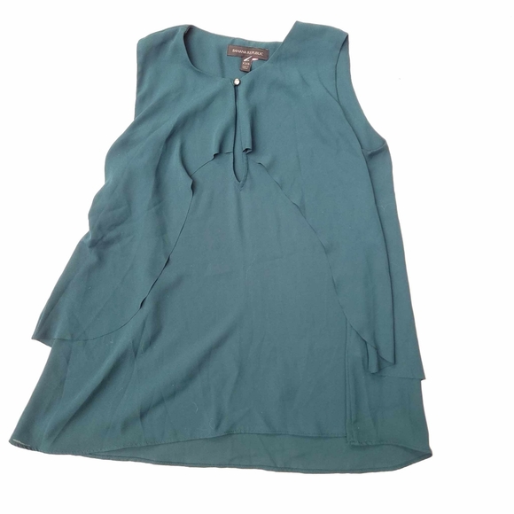 Banana Republic Tops - Banana Republic Flowy Deep Teal Sleeveless tank Top size XXS